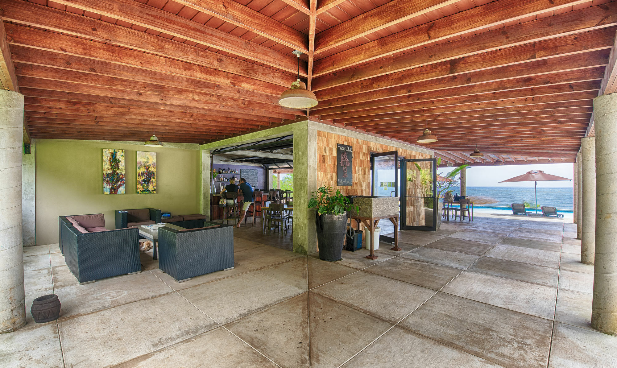 Pagua Bay House - Oceanfront Cabana'S Marigot Exterior foto
